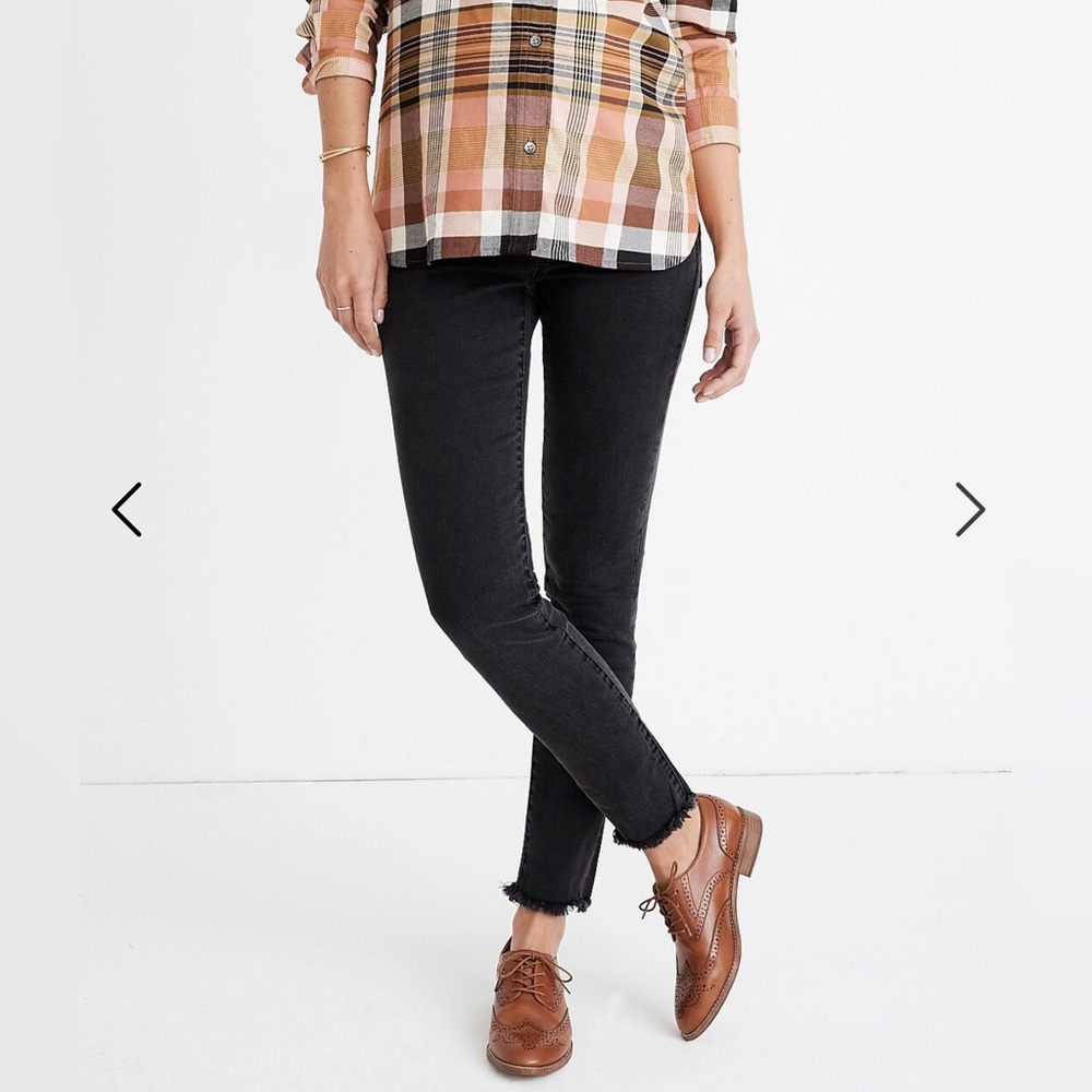 Madewell Maternity Side-Panel Skinny Jeans in Berkeley Wash: Adjustable Edition
